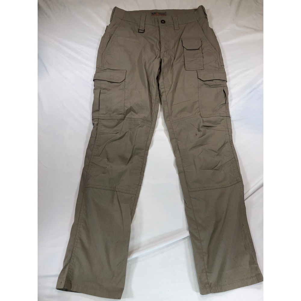 5.11 Tactical Stryke Pants Mens 30x32 Khaki Tan Ripstop Cargo Utility Trousers